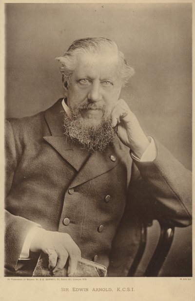 Portrait de Sir Edwin Arnold - English Photographer